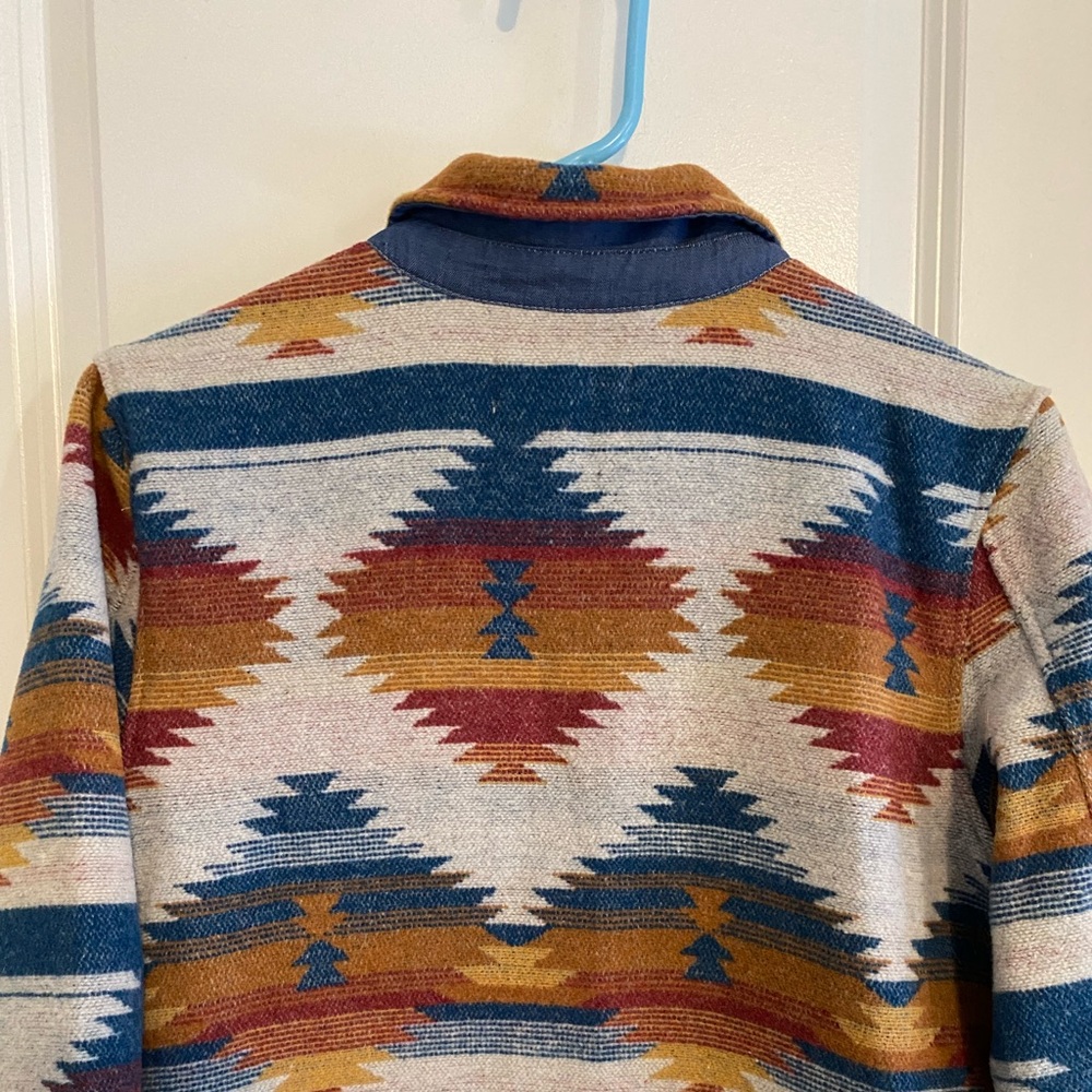 Idyllwind Multicolor Aztec Wool Blend Shacket/Jacket - Picture 8 of 8